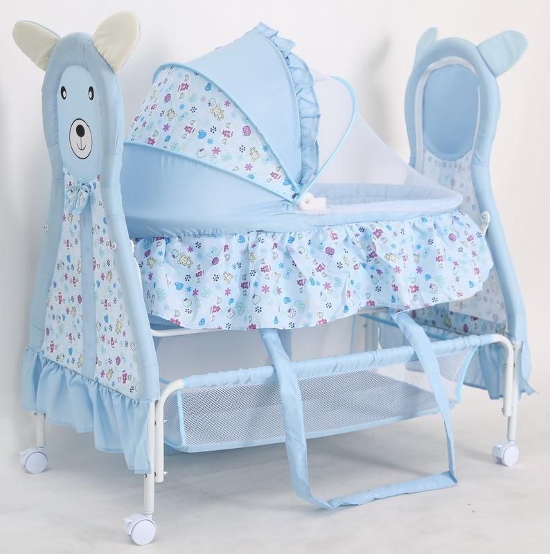 Swing Portable Cradle Baby Bed for Baby with Canopy