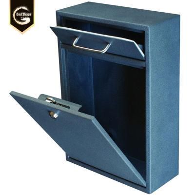 Custom Galvanized Steel Metal Newspaper Holder Outdoor Mail Box