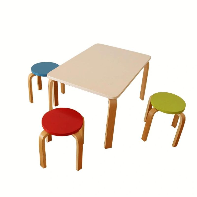 Kindergarten School Furniture Kid Table Wooden Child Chiars Children Furniture Sets