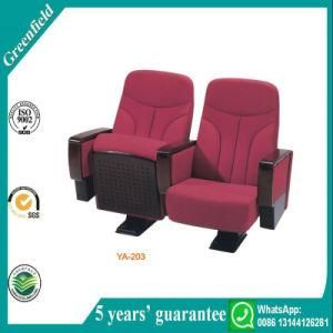 Modern China Comfortable Luxury Red Fabric Cinema Seat Movie Theater Hall Chair