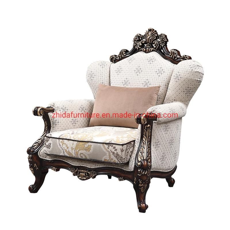 Antique Style Living Room Furniture Hotel Classic Carved Chair