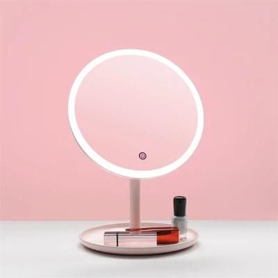 Rechargeable LED Lighted Vanity Makeup Mirror 1X/10X Magnification