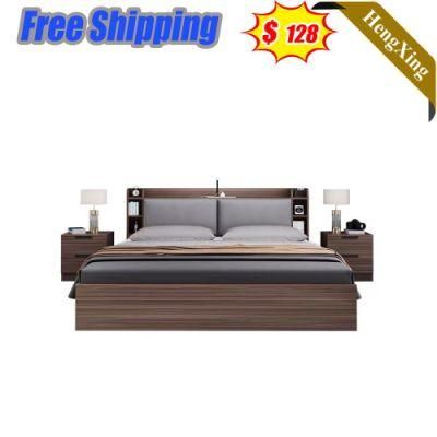 Wholesale Modern Bed Wooden King Size Storage Bed Bedroom Furniture Sets