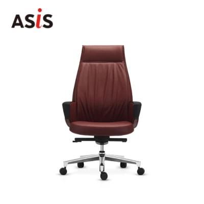 Asis Grace President High Back Modern Multi-Functional Boss Swivel Office Computer Leather Mesh Chair Furniture