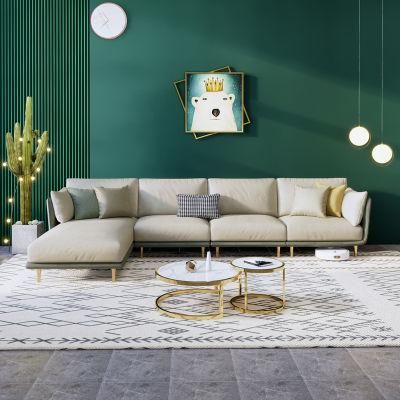 2021 Modern Design Lounge Fabric Home Furniture Sectional Sofa Sets
