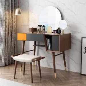 Luxury Modern Desk Whit Mirror Makeup Desk