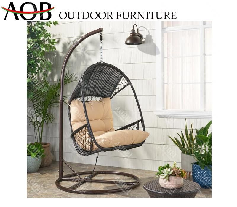 Modern Outdoor Garden Patio Villa Home Hotel Resort Rattan Wicker Furniture Hanging Swing Chair