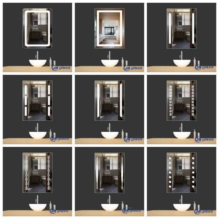 4mm Hotel Bathroom Interior DIY Decoration Home Decor Wall Mounted Frameless Frame Mirror