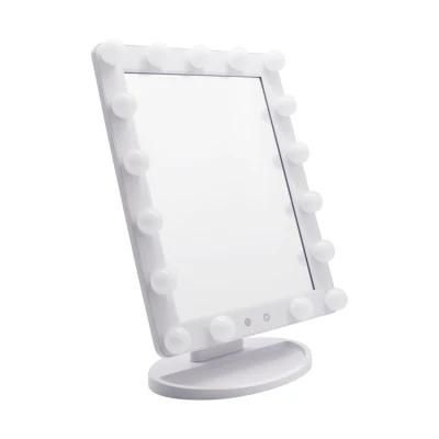 Hollywood Vanity Makeup Mirror with LED Lights for Bedroom Tabletop