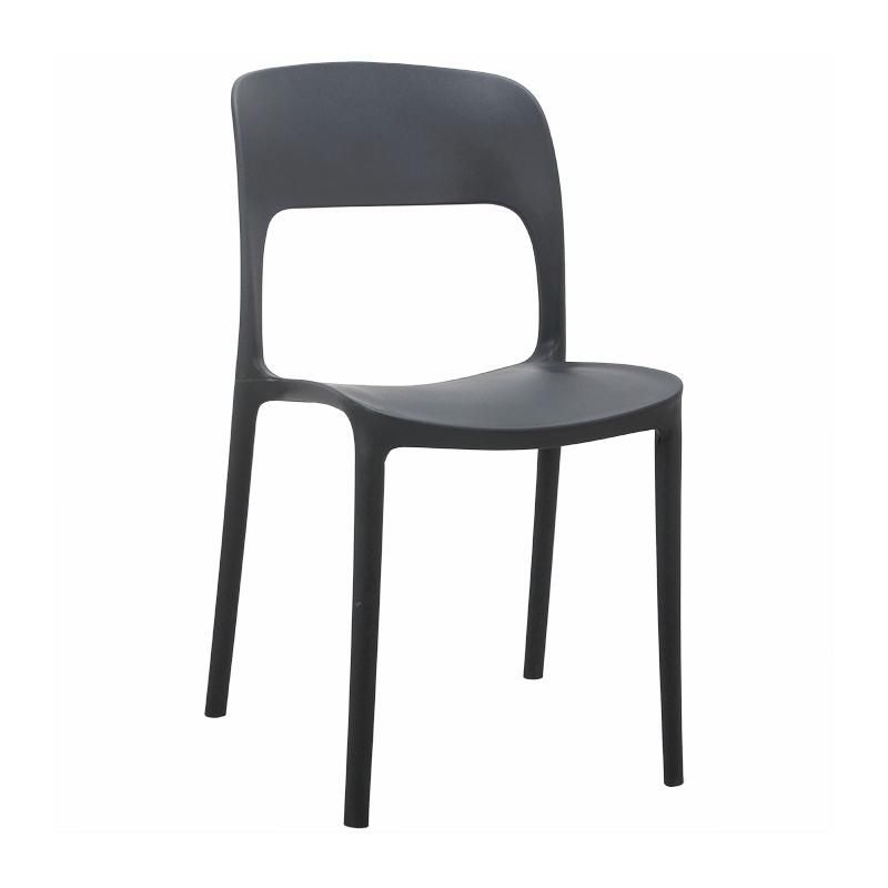 Wholesale Outdoor Furniture Modern Style Garden Furniture Nice Plastic Chair Eco-Friendly PP Armless Dining Chair