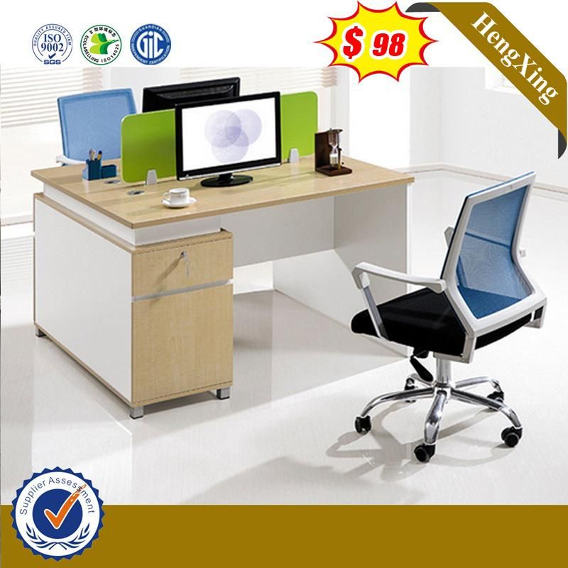 Good Quality Opened Style Modern Metal Base Melamine Office Workstation Furniture (HX-8PTU04)