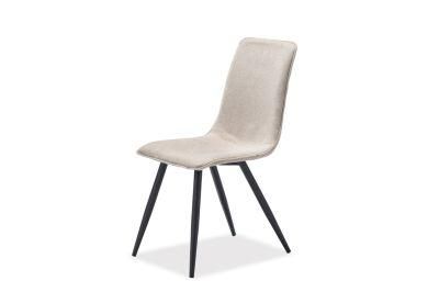 Modern Bedroom Home Restaurant Furniture Sofa Chair Velvet Steel Dining Chair for Garden