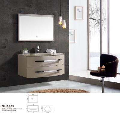 Wall Mounted Bathroom Furniture Cabinet and Wash Basin with Good Price