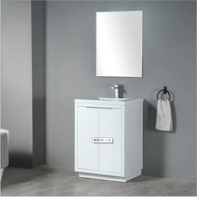Luxury Modern Bathroom Cabinet with Ceramics Basin