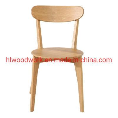 Cross Chair Oak Wood Dining Chair Wooden Chair Office Chair Round Seat Home Furniture