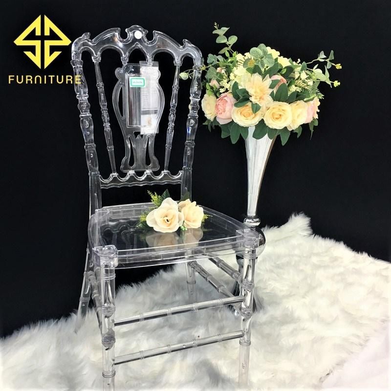 High Quality Transparent Clear Acrylic Ghost Dining Chair for Wedding