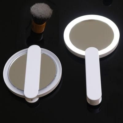 Foldable Handheld LED Makeup Mirror Pocket Mirror