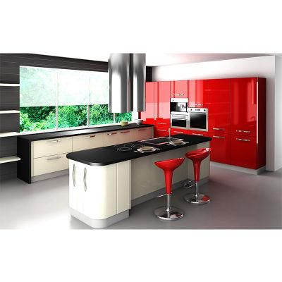 Furniture Shaker American Style Melamine Board Wooden PVC Cabinet Door Kitchen Cabinet