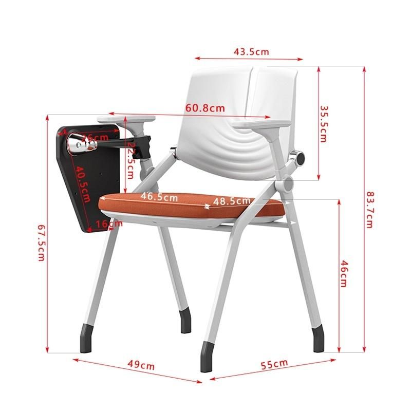 Adjustable Rotating Visitor Swivel Ergonomic Arm Conference Meeting Chair