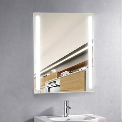 LED Backlit Bathroom Wall Mounted Vanity Mirror Anti-Fog with Dimmable Lights
