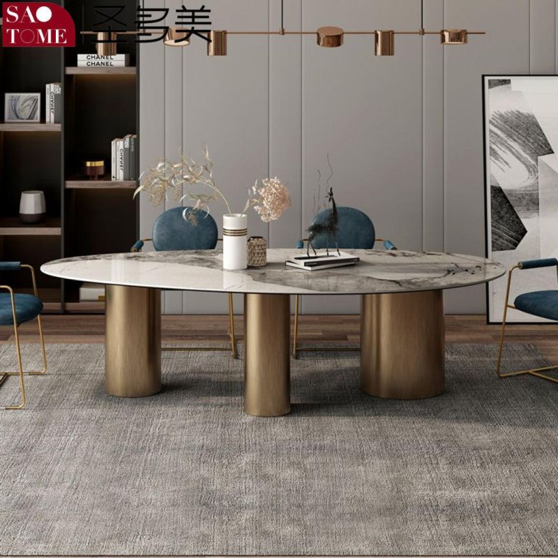 Modern Living Room Dining Room Furniture Three Barrel Dining Table