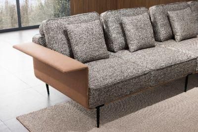 Guangdong Factory Living Room Sectional Corner Fabric Furniture Fabric Sofa