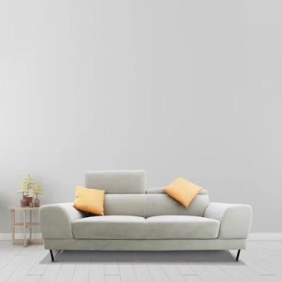 Wholesale 2022 New Style Customizable Grey Color Living Furniture Single Fabric Sofa