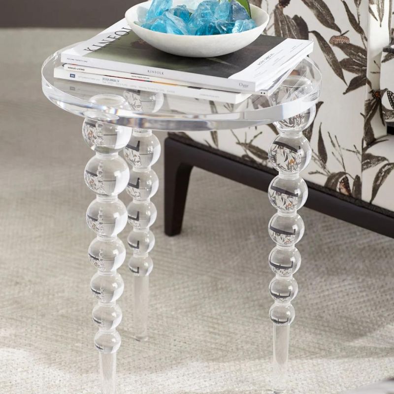 Clear Acrylic PMMA Plexiglass Perspex Acrylic Coffee Table Dining Table Lucite Furniture