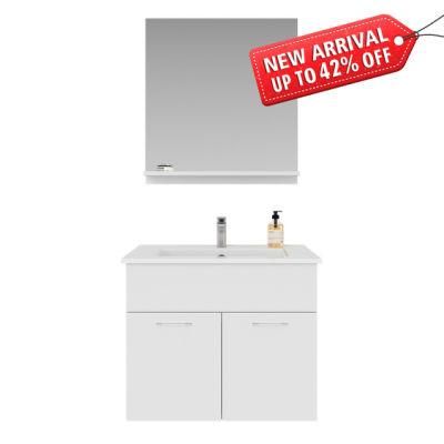 Bathroom Vanity Unit Basin Wall Mounted White Storage Cabinet Glossy Furniture