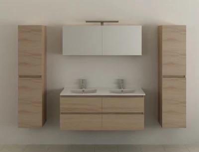 Modern and Simple Wholesale Bathroom Cabinet with Double Basin