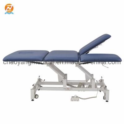 Cy-C104 Cheap Price Modern Luxury 3 Section Adjustable Luxury Salon SPA Beauty Massage Table Treatment Facial Bed