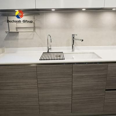 Factory Modern Design Melamine Glass Design Kitchen Cabinets