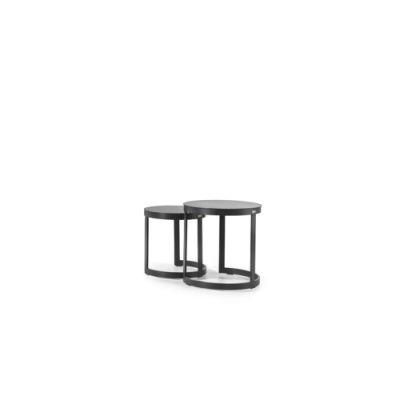 Modern Commercial Outdoor Aluminum Round Small Side Table
