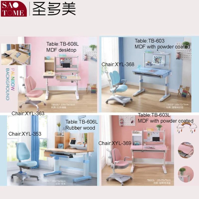 School Desk Children′ S Room Rubber Wood Kids Desk