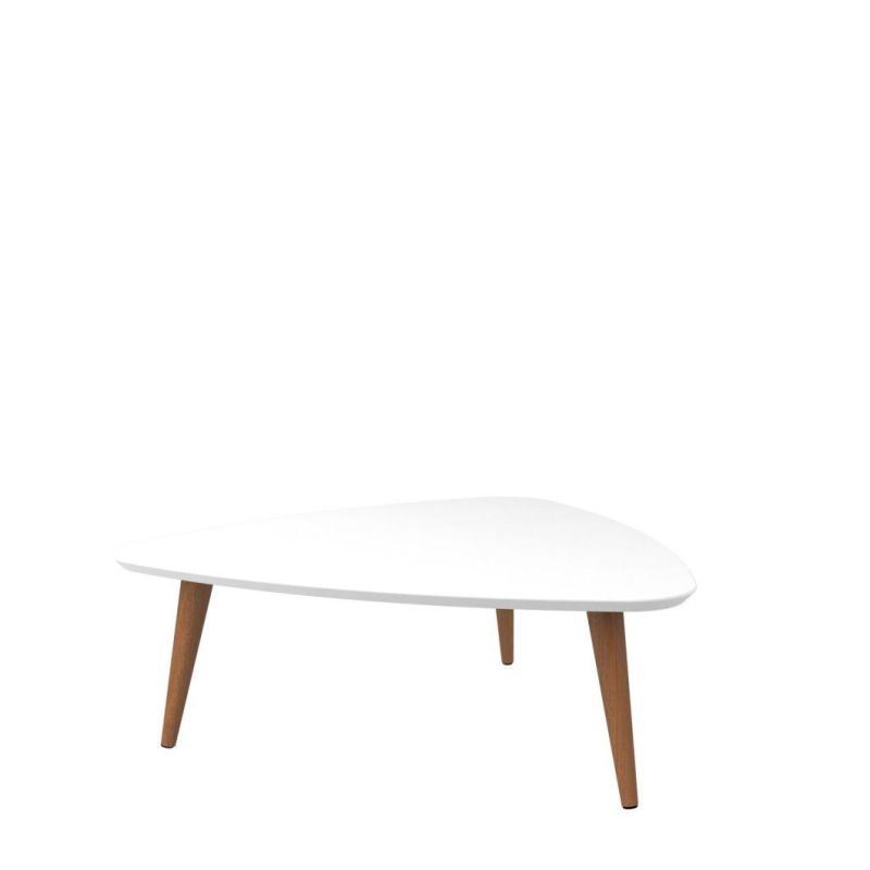 Low Triangle Coffee Table, off-White