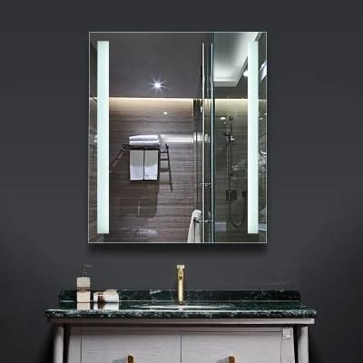 Modern Wholesale Home Hotel Big Square Bathroom Mirror Lighted