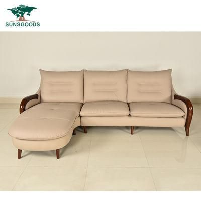 Modern Design Living Room Leisure Sofa Home Furniture Sofa Leisure Sofa Genuine Leather Sofa