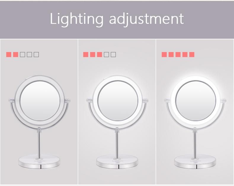 High-End USB Rechargeable Makeup Mirror for Making up