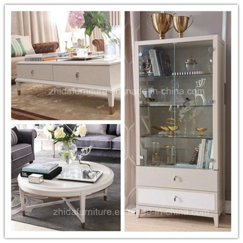 Living Room Furniture Walnut Wood Cabinet