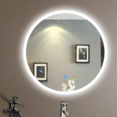 Hotel Modern and Contemporary Lighted Bathroom Vanity Anti-Fog Mirror with Bluetooth