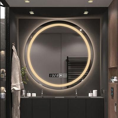 Wholesale Washroom Smart Bathroom Circle Vanity Mirror Touch Screen Backlit Round Mirror