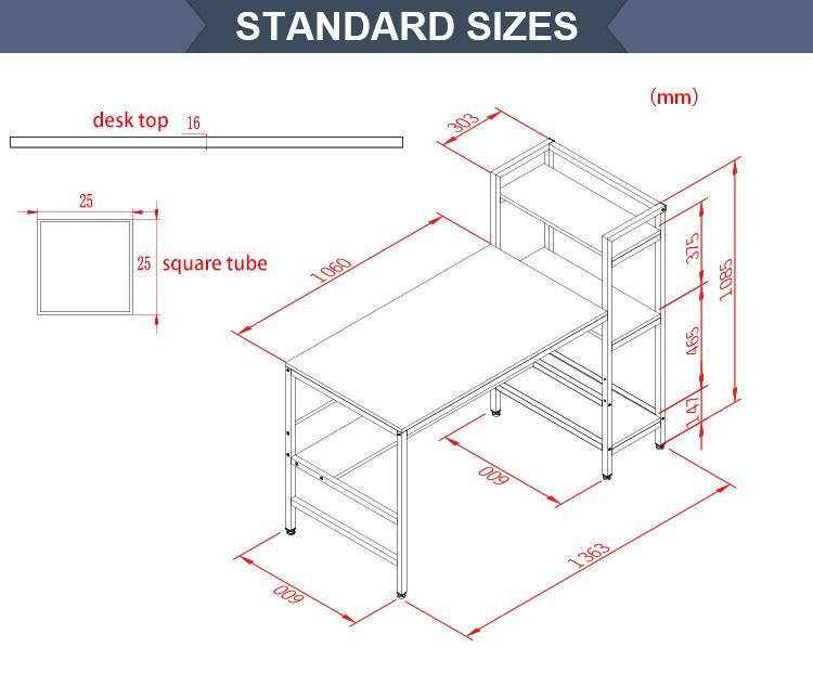Cheaper Price Concise Style Modern Appearance Office Furniture Table