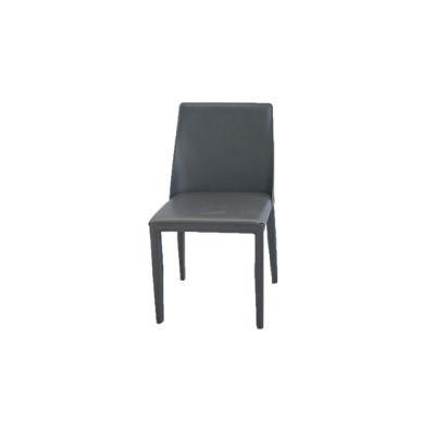 China Wholesale Simple Modern Design Furniture Dining Chair with PU Leather