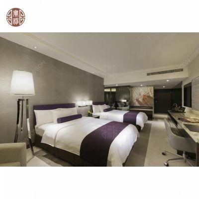 Luxury Wood Veneer Hotel Bed Room Furniture for Sale