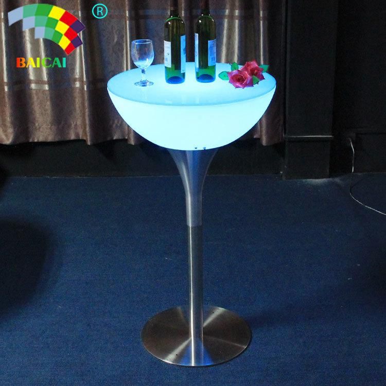Luxury Luminous PE Cooler Coffee Table
