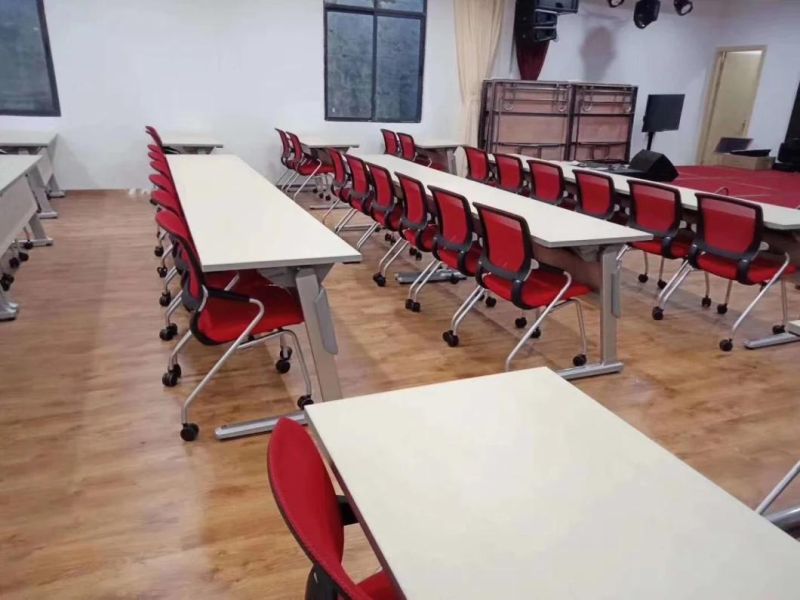 Aluminum Training Swivel Metal Office Conference Folding Table