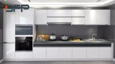 Modern Lacquer Kitchen Furniture with White Color Kitchen Design