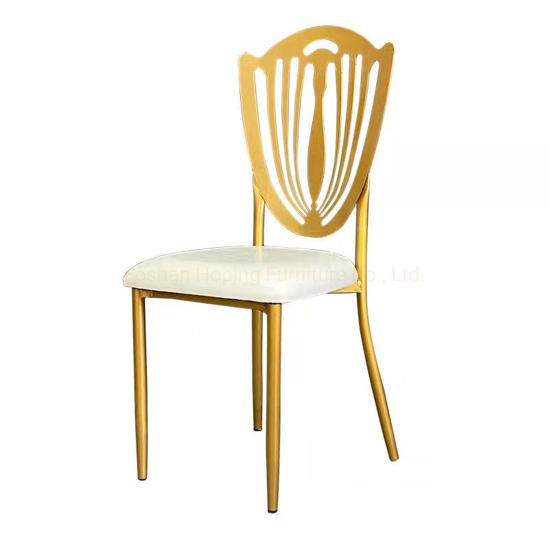 2019 Chiavari Chair Restaurant Outdoor Table Chair Phoenix Chair Wholesale Cheap Hotel Gold Steel Dining Chair