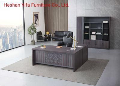 Yifa High Quality Popular Modern Desk Melamine Office Desk Made in China for Office and Home