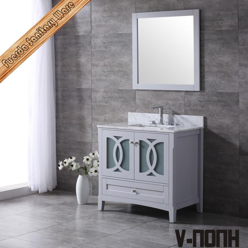 Cheap Solid Wood Modern Bathroom Furniture